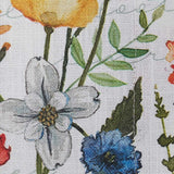 Wildflower Sketchbook Tailored Valance and Table Linens - Multi